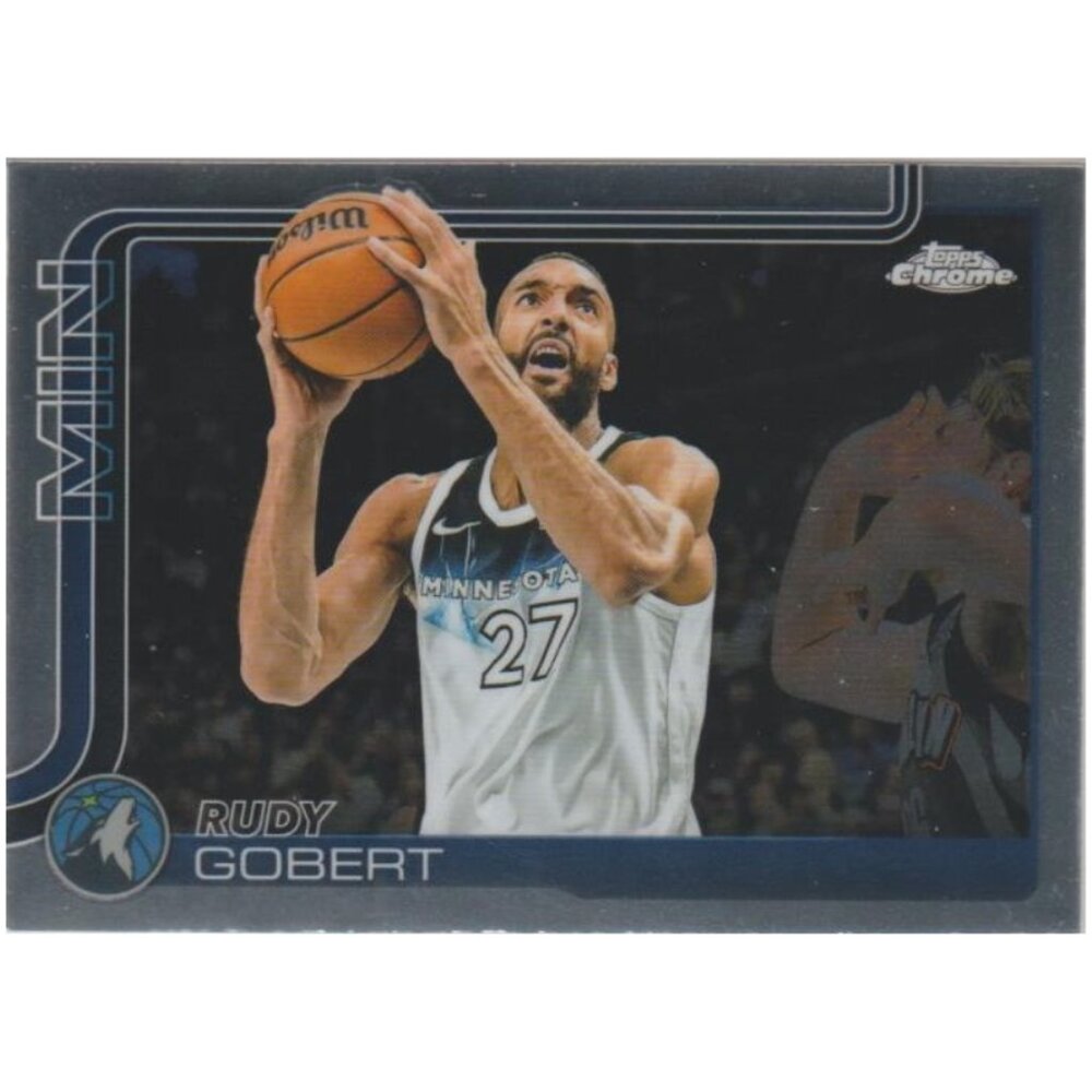 2025 Topps Chrome Rudy Gobert #165